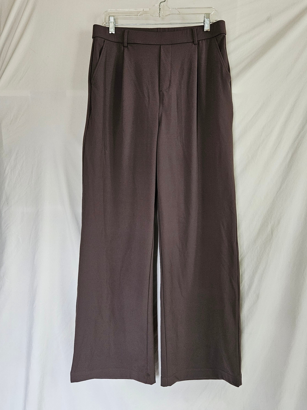 Halara Flex High Waisted Wide Leg Dress Pants Womens L Tall NWT Pleated
